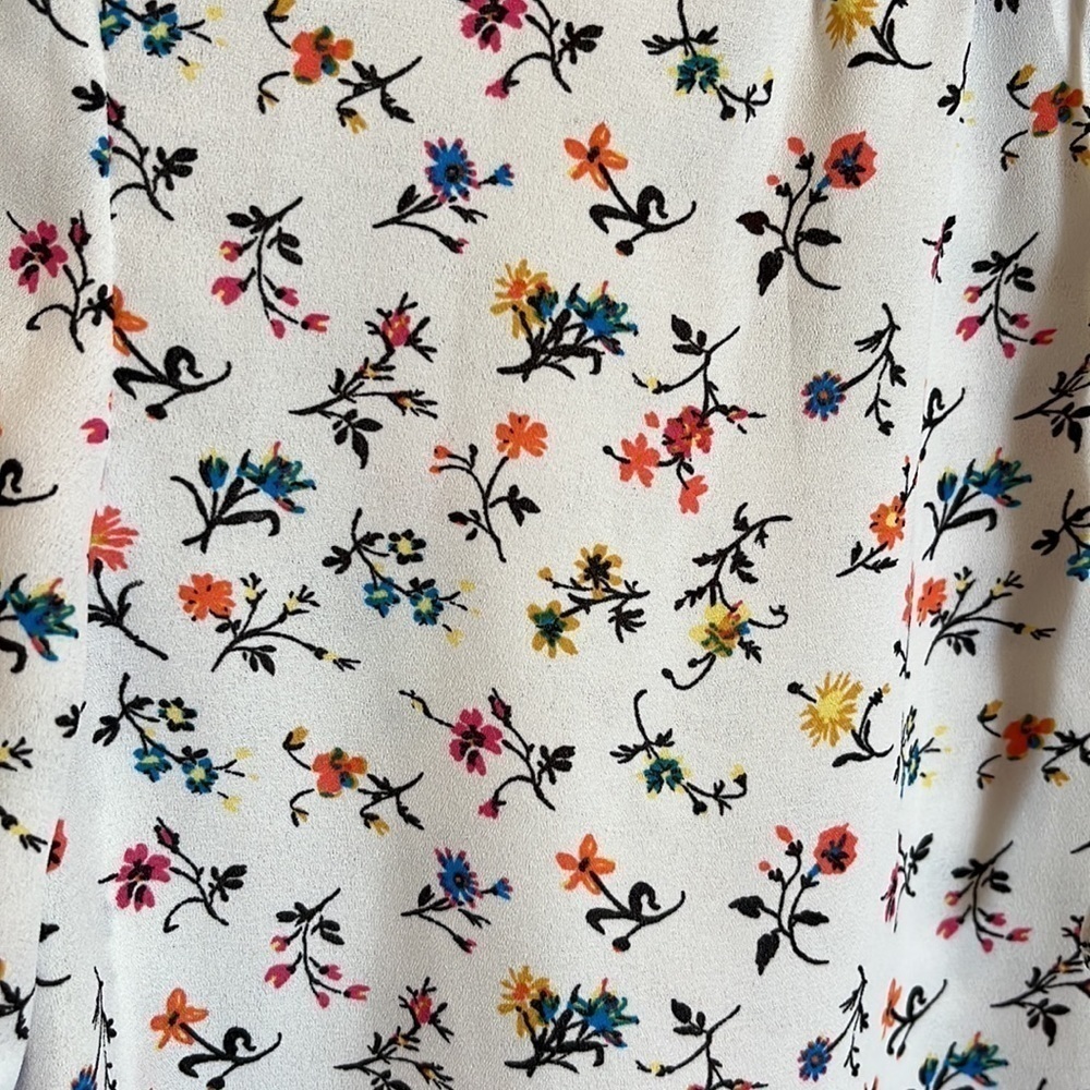 Gap Floral Ruffle Sleeve Office Blouse - Picture 2 of 10